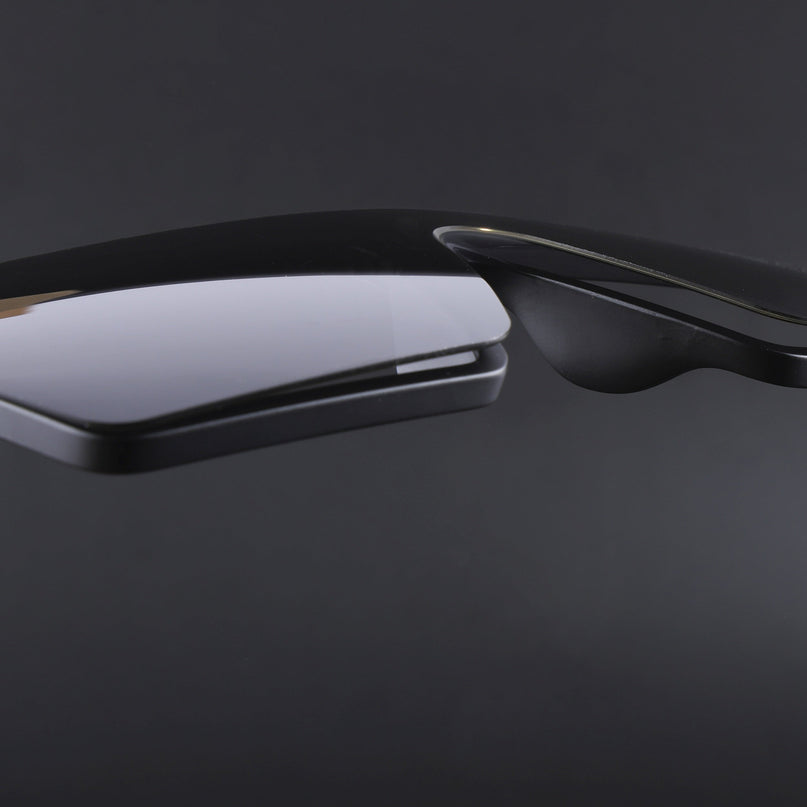 illume | Matte Black Wayfarer Polarized Sunglasses - PMG3972