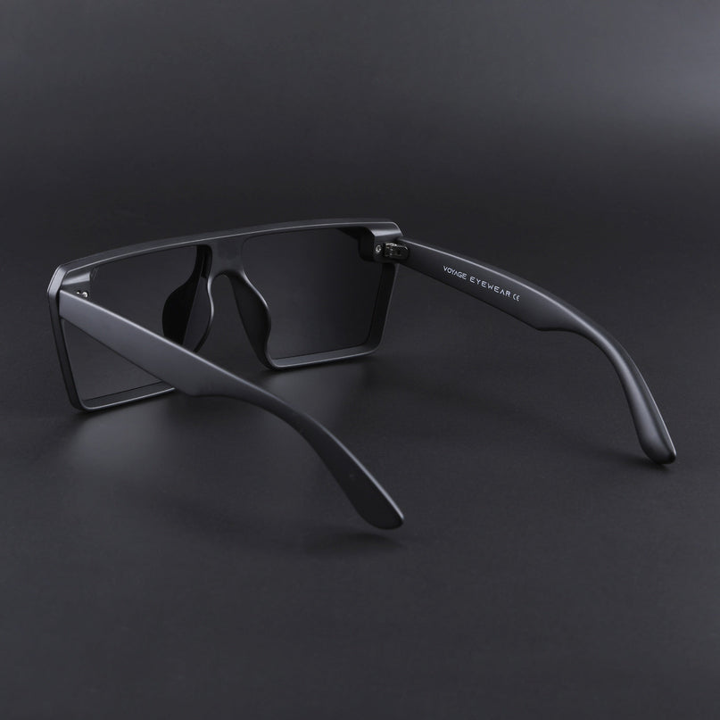 illume | Matte Black Wayfarer Polarized Sunglasses - PMG3972