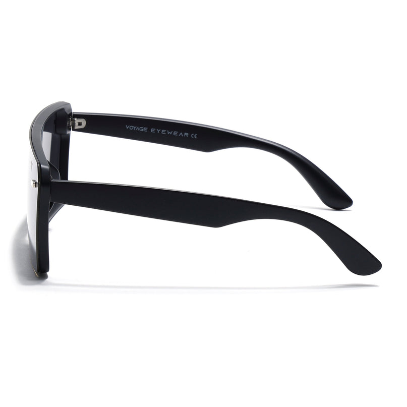 illume | Matte Black Wayfarer Polarized Sunglasses - PMG3972