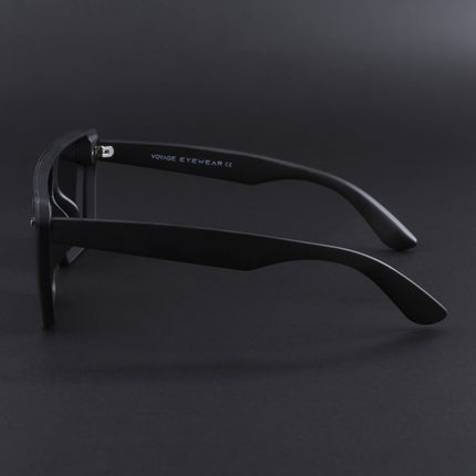 illume | Matte Black Wayfarer Polarized Sunglasses - PMG3972
