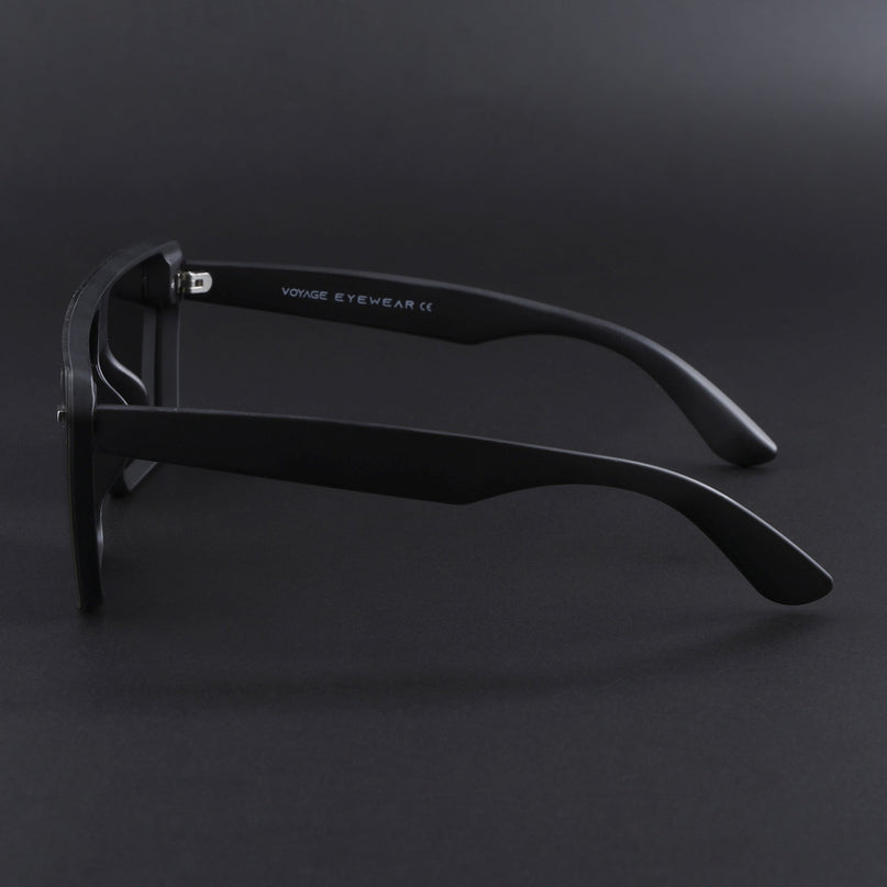 illume | Matte Black Wayfarer Polarized Sunglasses - PMG3972