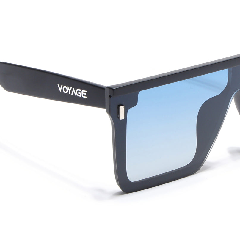 Rover | Blue & Clear Wayfarer Polarized Sunglasses - PMG4572