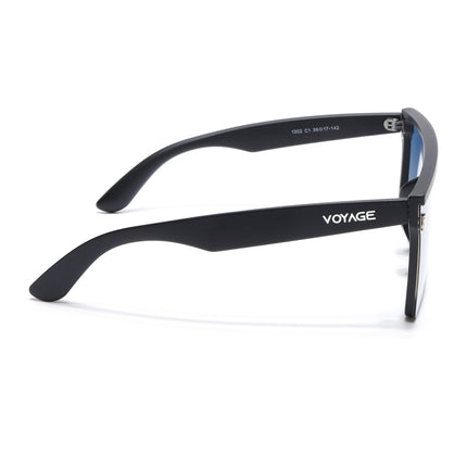 Rover | Blue & Clear Wayfarer Polarized Sunglasses - PMG4572