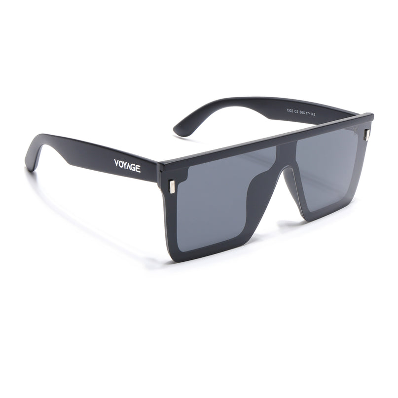 Rover | Black Wayfarer Polarized Sunglasses - PMG4573