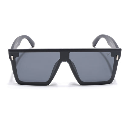 Rover | Black Wayfarer Polarized Sunglasses - PMG4573