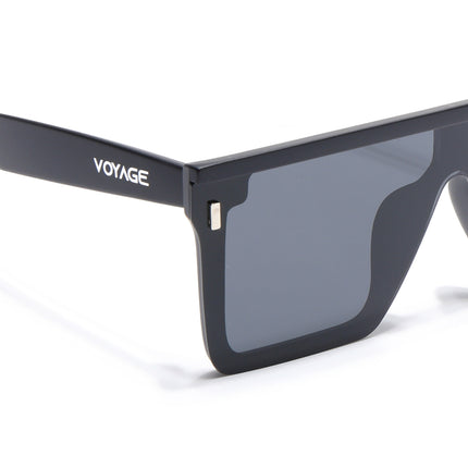 Rover | Black Wayfarer Polarized Sunglasses - PMG4573