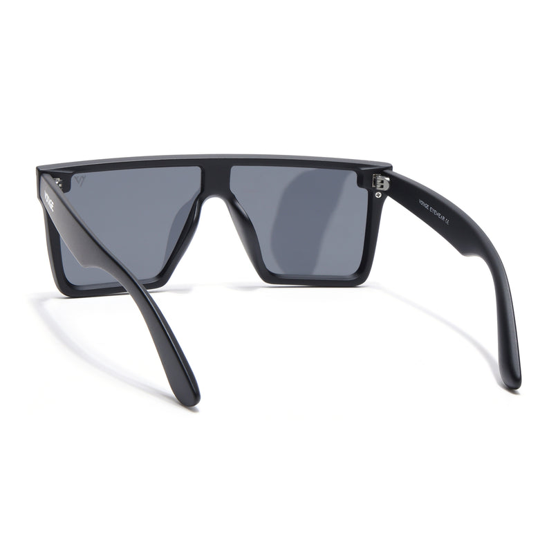 Rover | Black Wayfarer Polarized Sunglasses - PMG4573