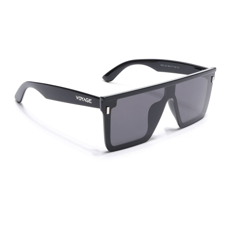Rover | Black Wayfarer Polarized Sunglasses - PMG4574
