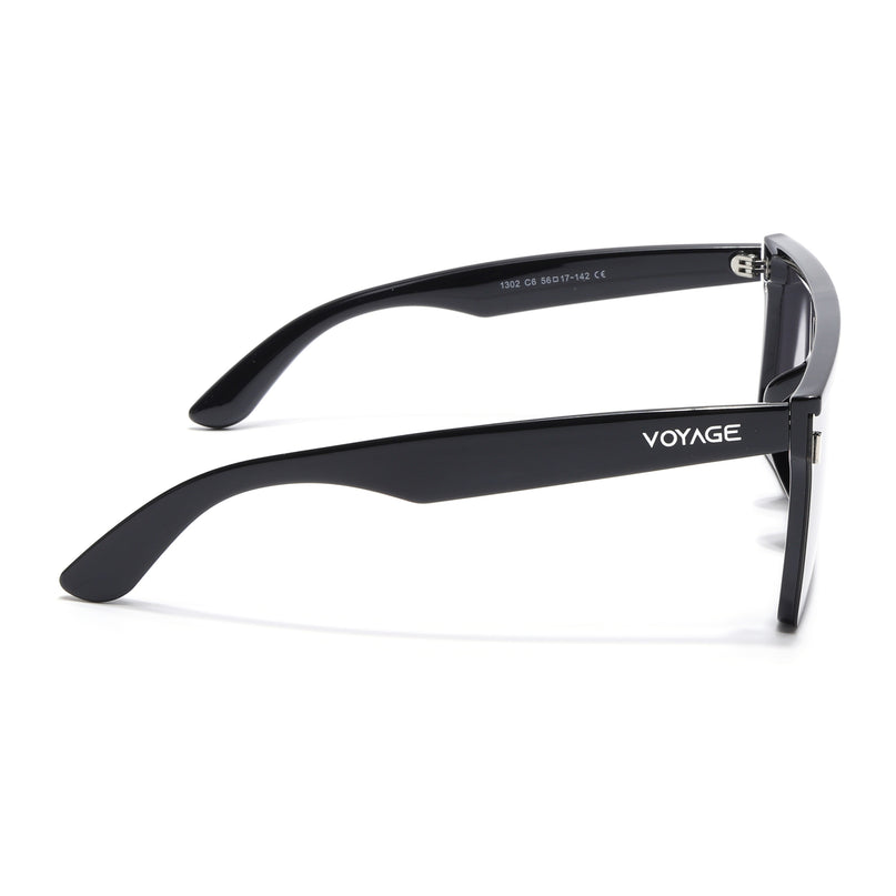 Rover | Black Wayfarer Polarized Sunglasses - PMG4574