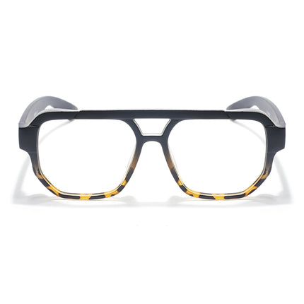 Eyejack Thunder Black & Demi Brown Wayfarer Eyeglasses for Men & Women (1391CL583-C5)