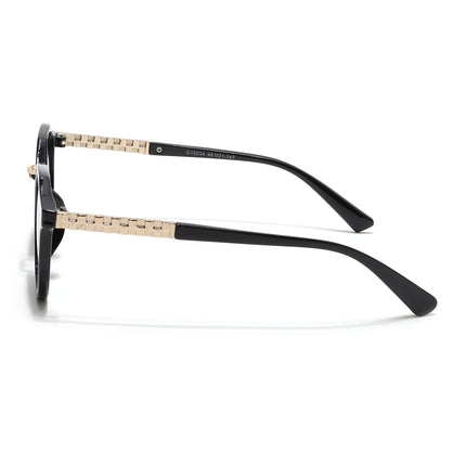 Round Sunglasses (Black Lens | Black Frame - MG6426)