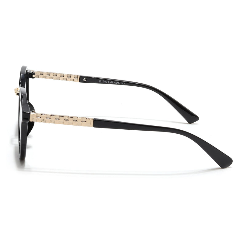 Round Sunglasses (Black Lens | Black Frame - MG6426)