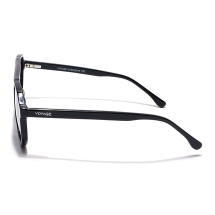 Voyage Select Square Polarized Sunglasses (Black Lens | Shine Black Frame - SLPMG5979)