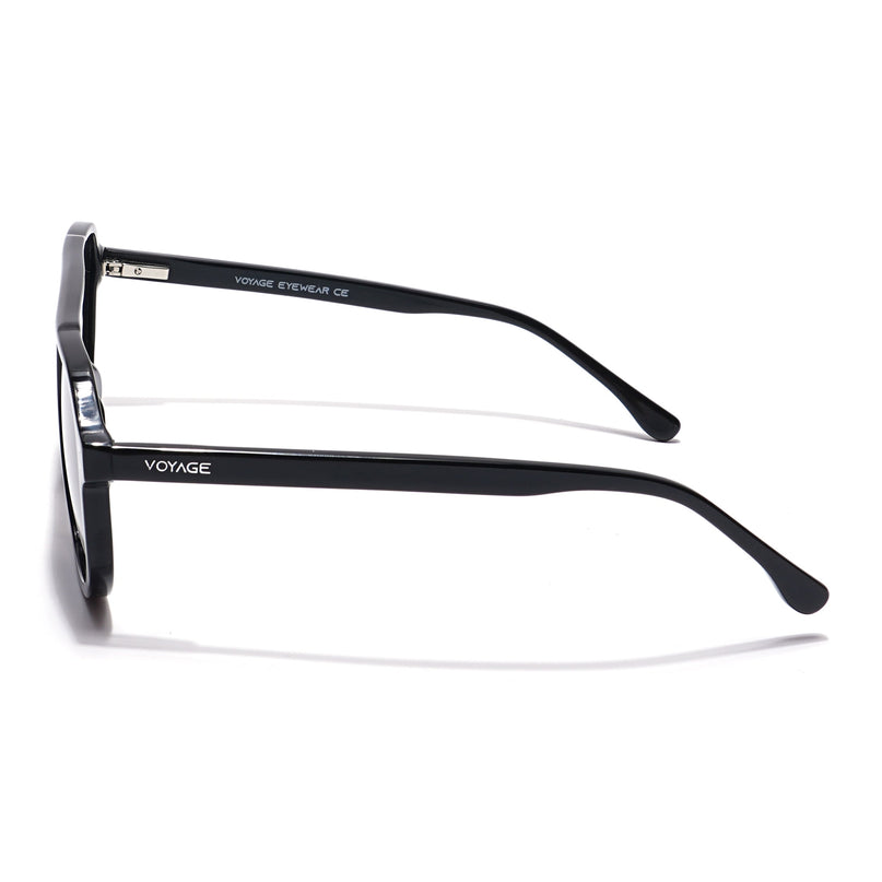 Voyage Select Square Polarized Sunglasses (Black Lens | Shine Black Frame - SLPMG5979)