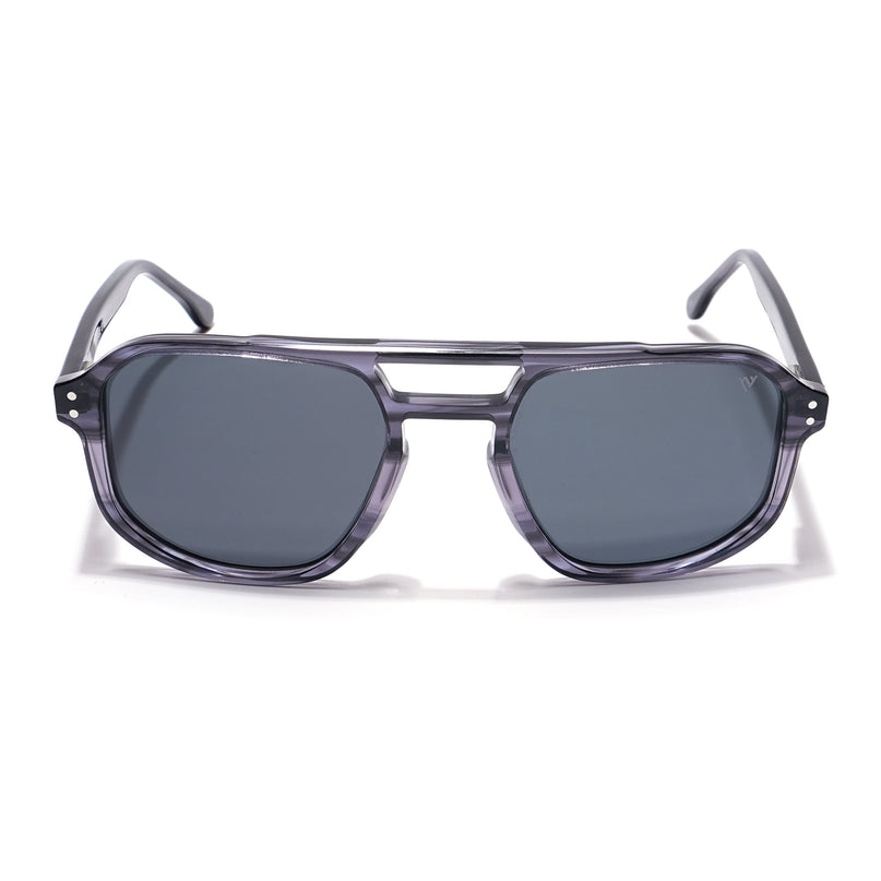Voyage Select Square Polarized Sunglasses (Grey Lens | Grey Frame - SLPMG5980)
