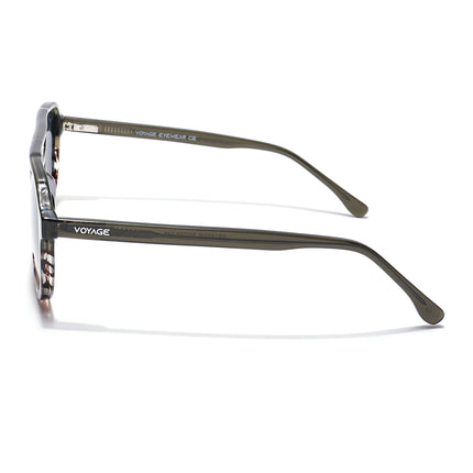 Voyage Select Square Polarized Sunglasses (Grey Lens | Olive & Demi Brown Frame - SLPMG5981)