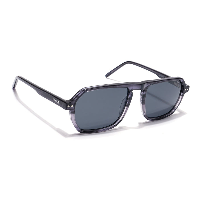 Voyage Select Square Polarized Sunglasses (Grey Lens | Grey Frame - SLPMG5982)