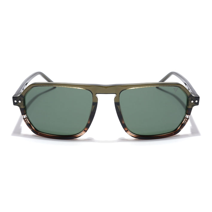 Voyage Select Square Polarized Sunglasses (Olive Lens | Olive & Demi Brown Frame - SLPMG5984)