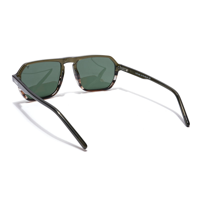 Voyage Select Square Polarized Sunglasses (Olive Lens | Olive & Demi Brown Frame - SLPMG5984)