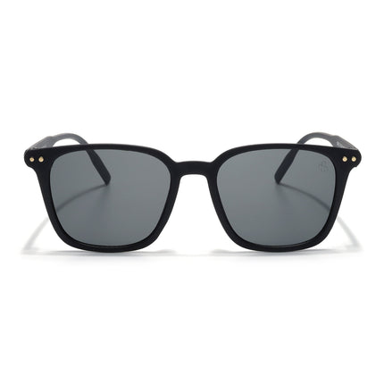 Eyejack Black Square Sunglasses for Men & Women (15902CL1056)