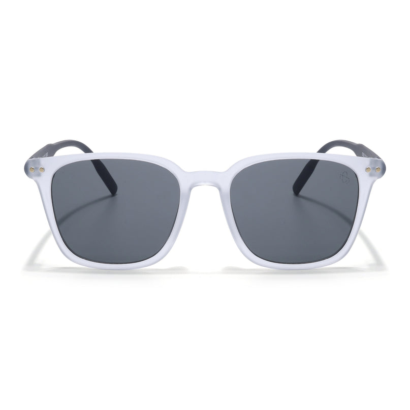 Eyejack Grey Square Sunglasses for Men & Women (15902CL1058)