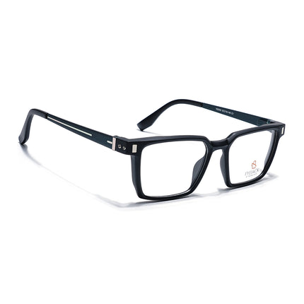 Eyejack Black Rectangle Eyeglasses for Men & Women (162002FCL2449)