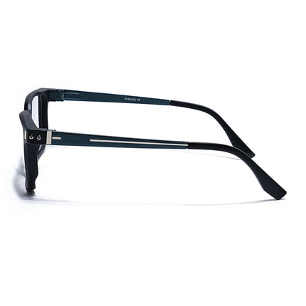 Eyejack Black Rectangle Eyeglasses for Men & Women (162002FCL2449)