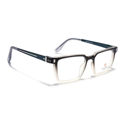 Eyejack Black & Grey Rectangle Eyeglasses for Men & Women (162002FCL2452)