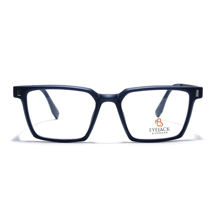 Eyejack Blue Rectangle Eyeglasses for Men & Women (162002FCL2454)