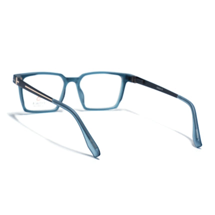 Eyejack Sea Green Rectangle Eyeglasses for Men & Women (162002FCL2455)