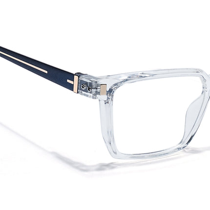 Eyejack Transparent Rectangle Eyeglasses for Men & Women (162002FCL2459)