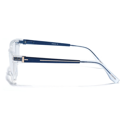Eyejack Transparent Rectangle Eyeglasses for Men & Women (162002FCL2459)