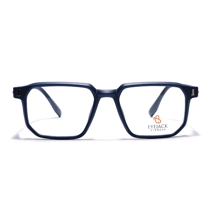 Eyejack Blue Wayfarer Eyeglasses for Men & Women (162003FCL2466)