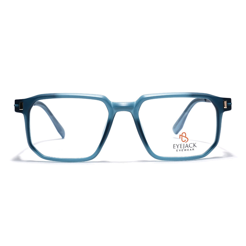 Eyejack Sea Green Wayfarer Eyeglasses for Men & Women (162003FCL2467)