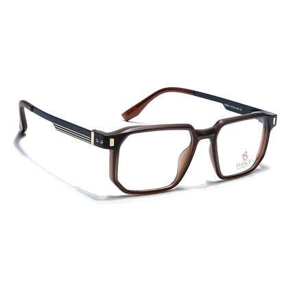 Eyejack Brown Wayfarer Eyeglasses for Men & Women (162003FCL2469)