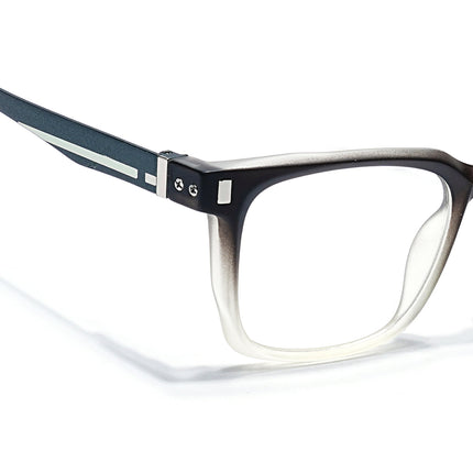 Eyejack Black & Grey Wayfarer Eyeglasses for Men & Women (162004FCL2476)