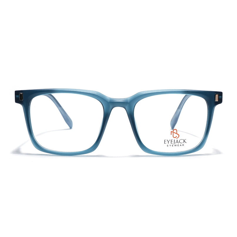 Eyejack Sea Green Wayfarer Eyeglasses for Men & Women (162004FCL2479)