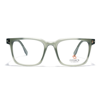 Eyejack Olive Wayfarer Eyeglasses for Men & Women (162004FCL2482)