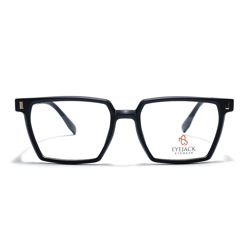 Eyejack Black Wayfarer Eyeglasses for Men & Women (162005FCL2484)