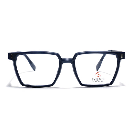 Eyejack Blue Wayfarer Eyeglasses for Men & Women (162005FCL2491)