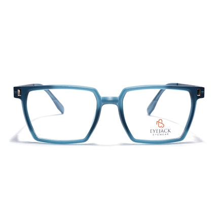 Eyejack Sea Green Wayfarer Eyeglasses for Men & Women (162005FCL2492)