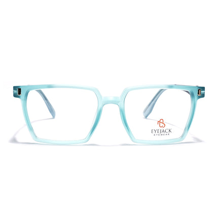 Eyejack Aqua Wayfarer Eyeglasses for Men & Women (162005FCL2493)
