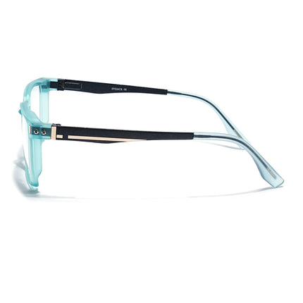 Eyejack Aqua Wayfarer Eyeglasses for Men & Women (162005FCL2493)