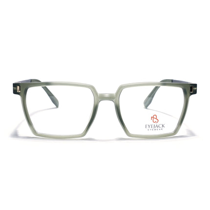 Eyejack Olive Wayfarer Eyeglasses for Men & Women (162005FCL2495)