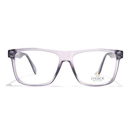Eyejack Grey Wayfarer Eyeglasses for Men & Women (163001FCL2238)