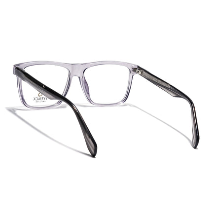 Eyejack Grey Wayfarer Eyeglasses for Men & Women (163001FCL2238)