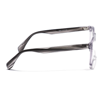 Eyejack Grey Wayfarer Eyeglasses for Men & Women (163001FCL2238)