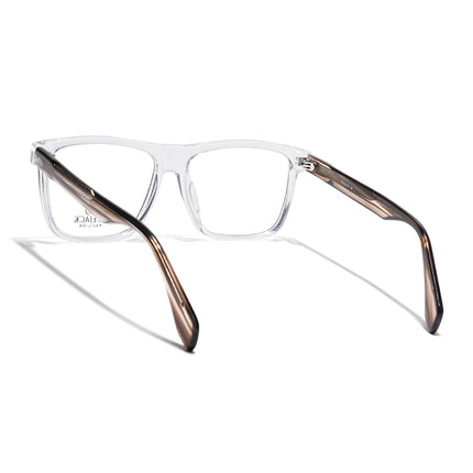 Eyejack Transparent Wayfarer Eyeglasses for Men & Women (163001FCL2243)
