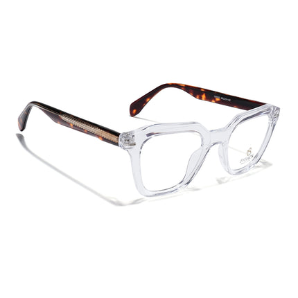 Eyejack Transparent Square Eyeglasses for Men & Women (163002FCL2251)