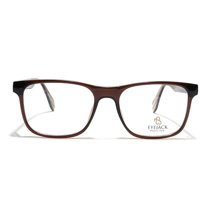 Eyejack Brown Wayfarer Eyeglasses for Men & Women (163003FCL2255)